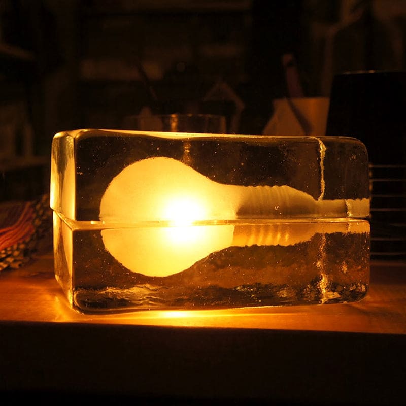 Icecube Lamp - Modern Ice Cube Table Lamp