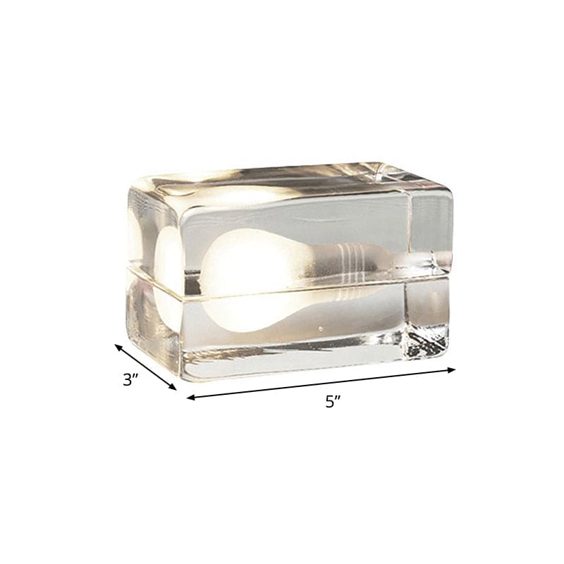 Icecube Lamp - Modern Ice Cube Table Lamp