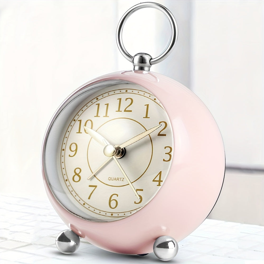 RetroTime Clock - Silent Retro Alarm Clock with Night Light