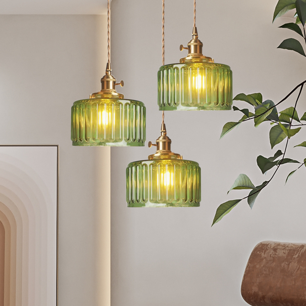CrystalGlare - Vintage Crystal Glass Pendant Light