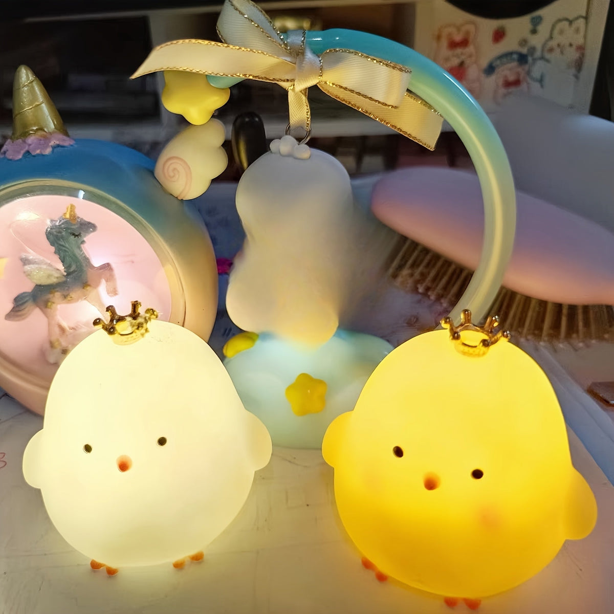 LumiKuiken - Chick LED Table Lamp with Soft, Soothing Light