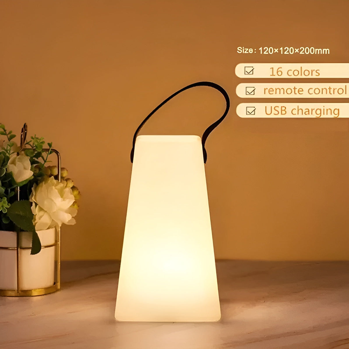 Waverlite - Portable Waterproof LED Lamp with 16 Colors