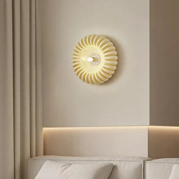 ArtisanGlow - Applique Murale en Résine Élégante pour Chambre