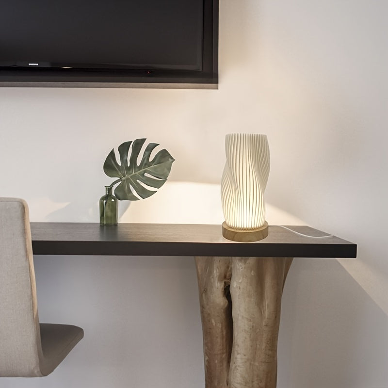 CozyLight - Dimmable Wooden LED Bedside Lamp