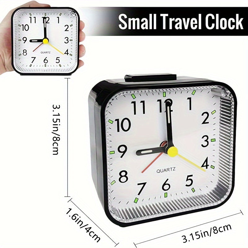 SilentWake Alarm Clock - Silent Bedside Alarm Clock with Night Light
