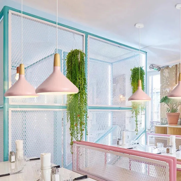 Macaron - Colorful Cone Pendant Light