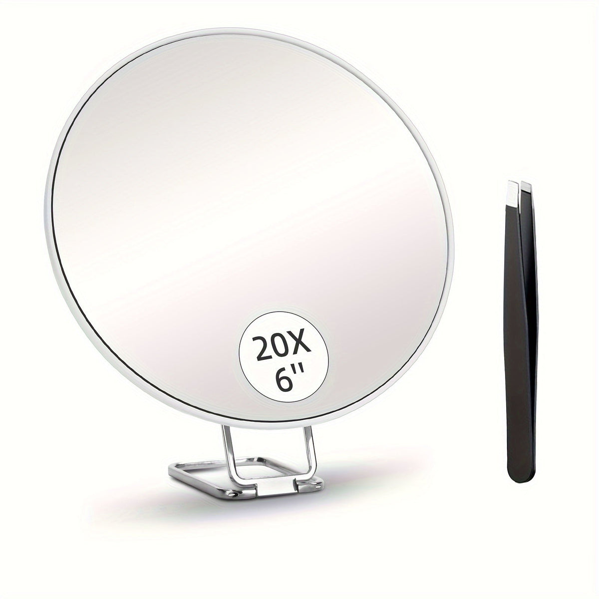 PrecisionGlow - Portable Adjustable Magnifying Makeup Mirror