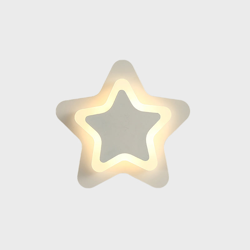 Curonova - Star-Shaped LED Wall Lamp for Kids' Bedroom