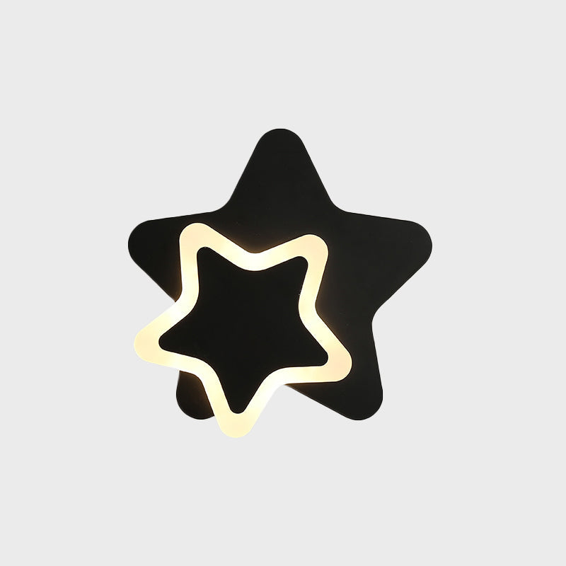 Curonova - Star-Shaped LED Wall Lamp for Kids' Bedroom