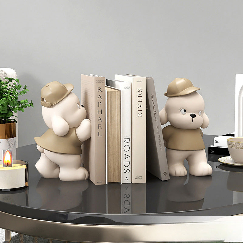 CharmingBear - Playful Resin Bookends for Decoration