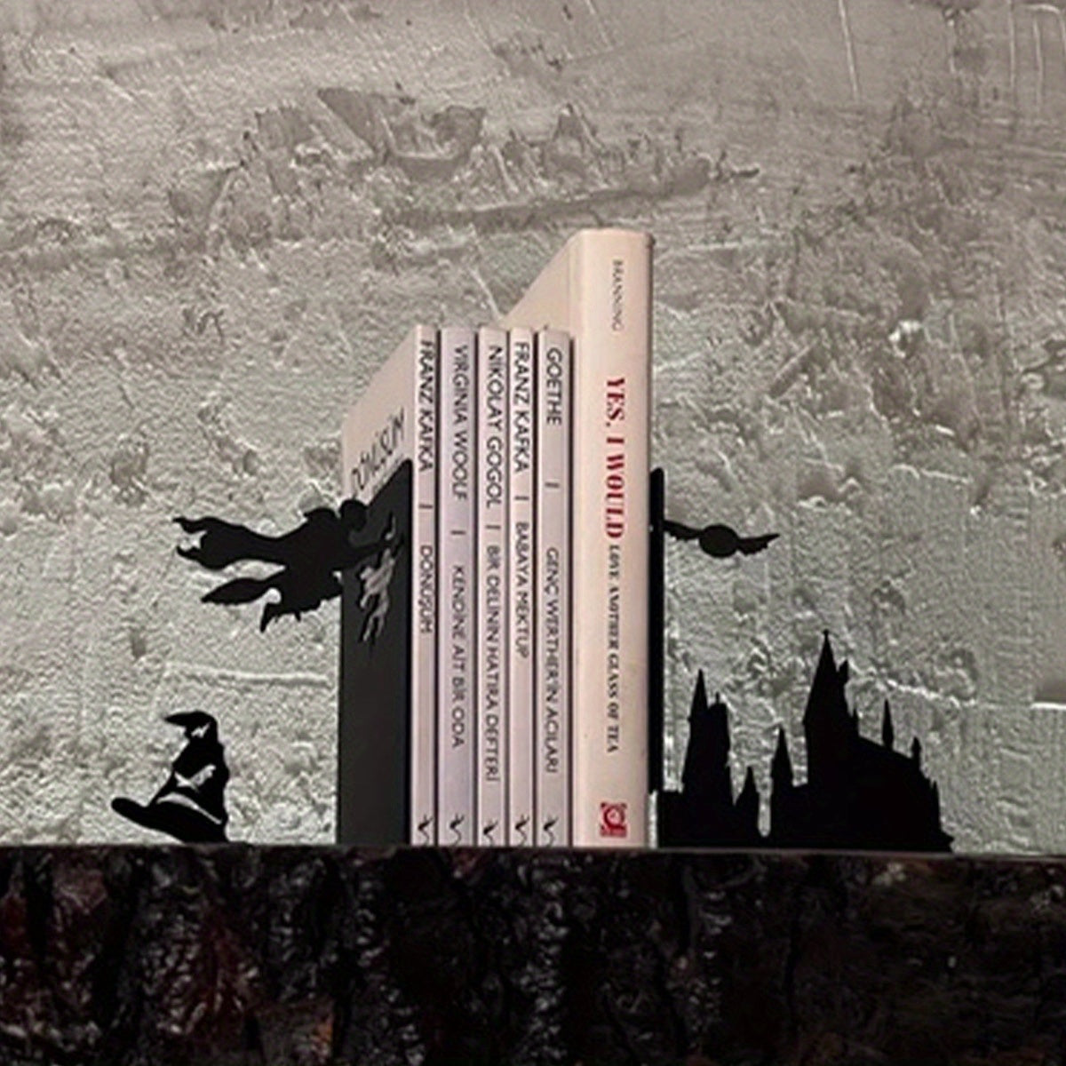 ElegantMetal - Modern Metal Bookends for Any Room