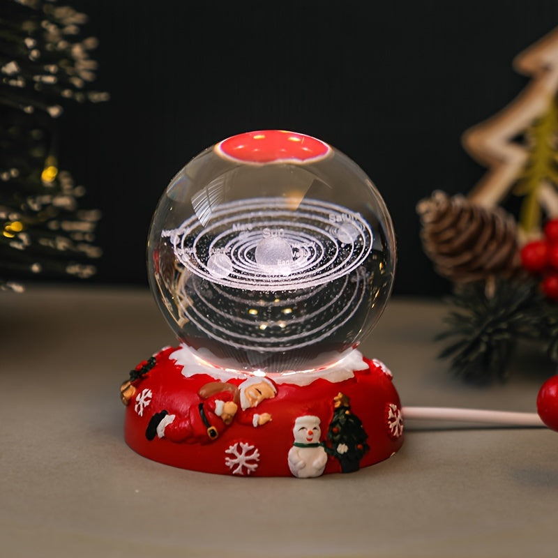 CrystalLight - Elegant USB Crystal Table Lamp