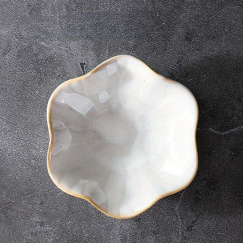 LotusTray - Flower-Shaped Ceramic Trinket Dish