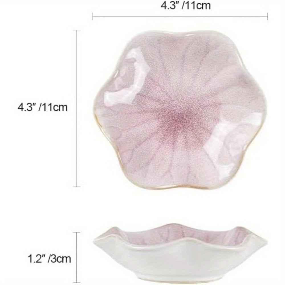LotusTray - Flower-Shaped Ceramic Trinket Dish