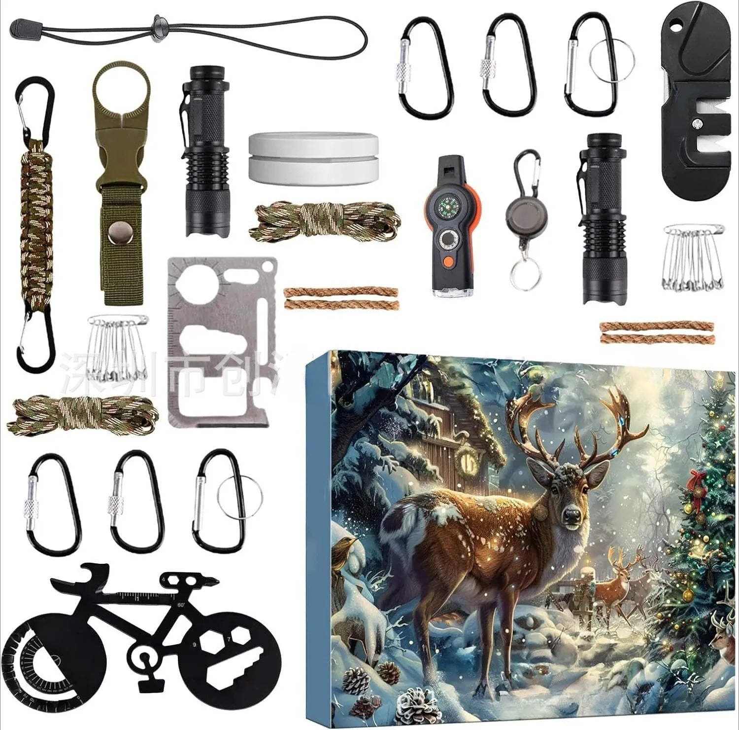 SurvivalPro Advent Calendar 2025 - Équipement Outdoor