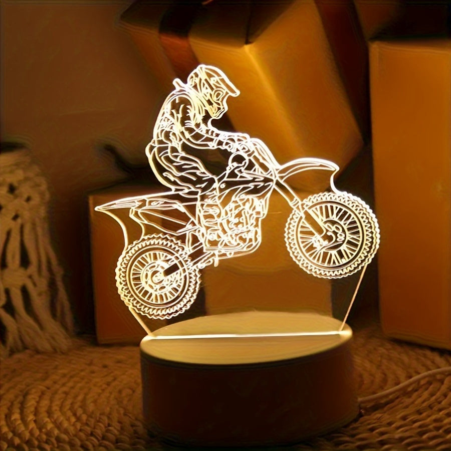 MotoLamp - 3D Motocross LED Night Light
