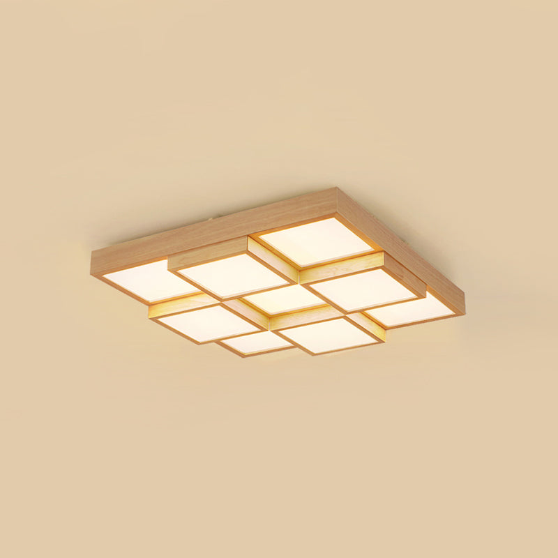 RusticGlow Pendant - Multi-Light Natural Wood Ceiling Fixture