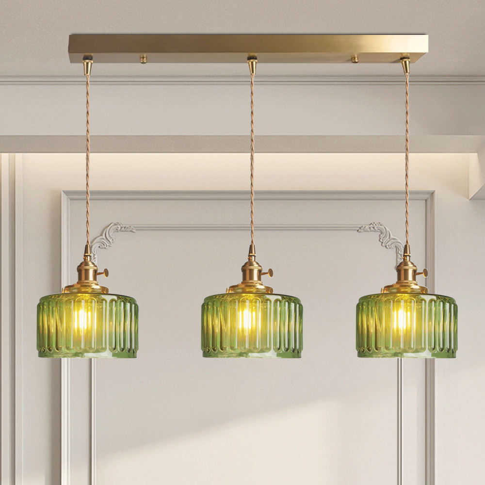 CrystalGlare - Vintage Crystal Glass Pendant Light