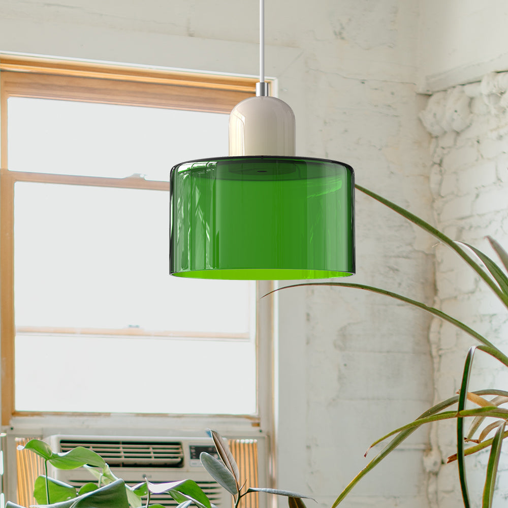 Bauhaus Creative Glass Pendant Light - Colored Glass for an Elegant Interior