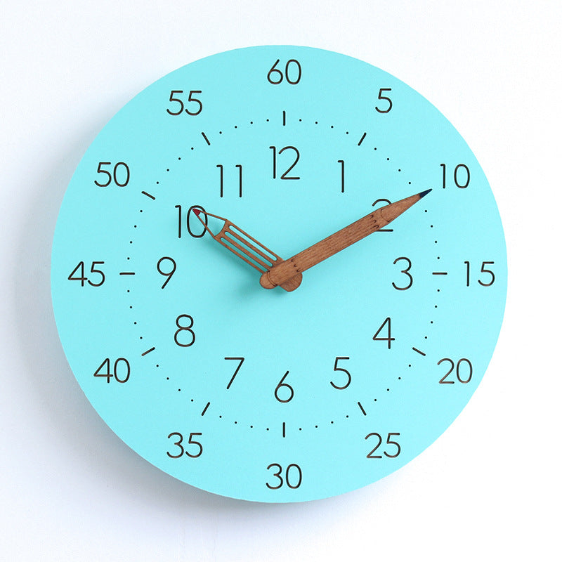 RhymeTime - Silent Wall Clock for Kids' Rooms