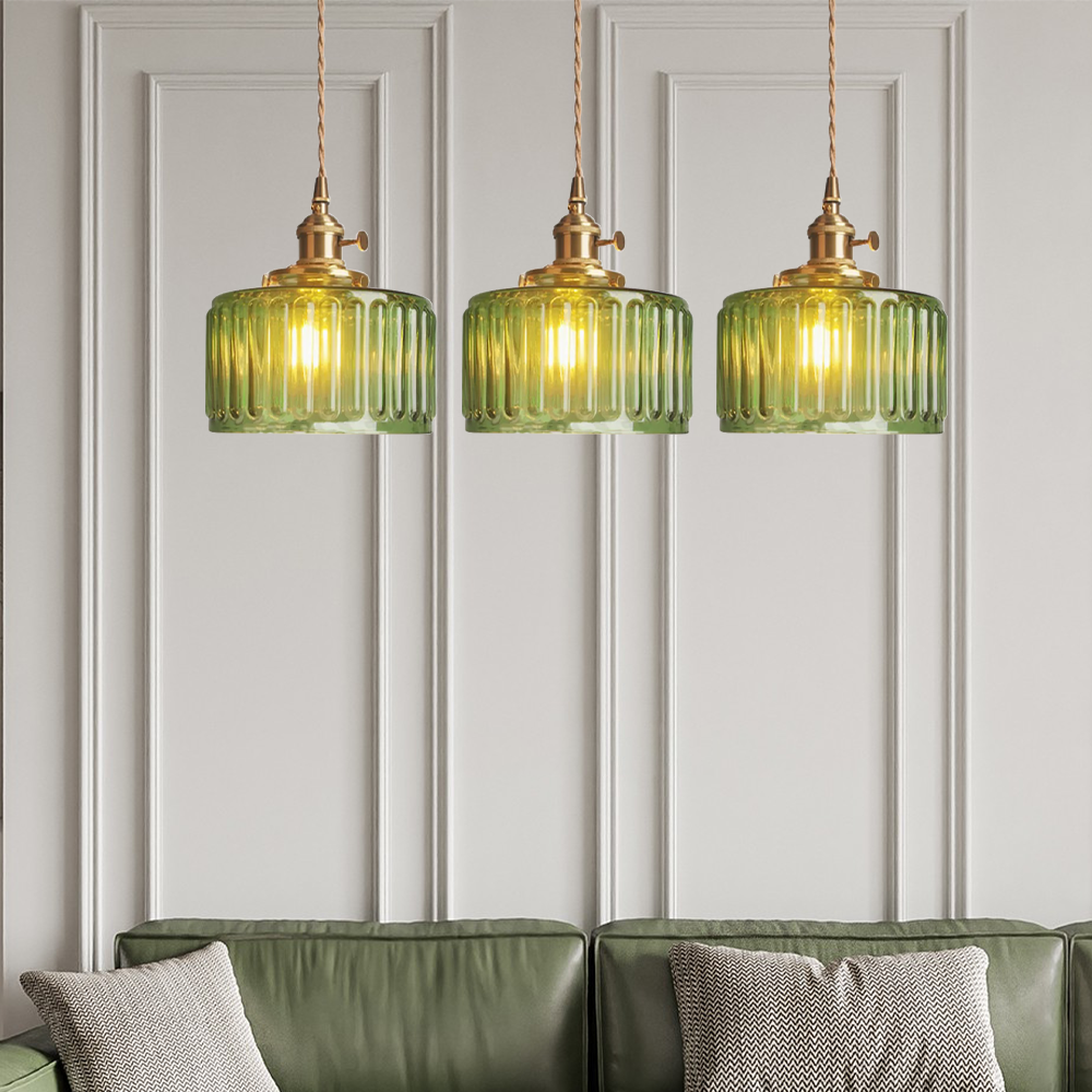 CrystalGlare - Vintage Crystal Glass Pendant Light