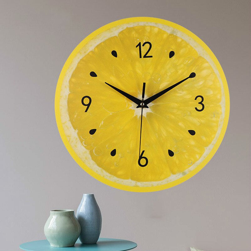 LemonTime - Lemon Wall Clock for a Cheerful Kitchen