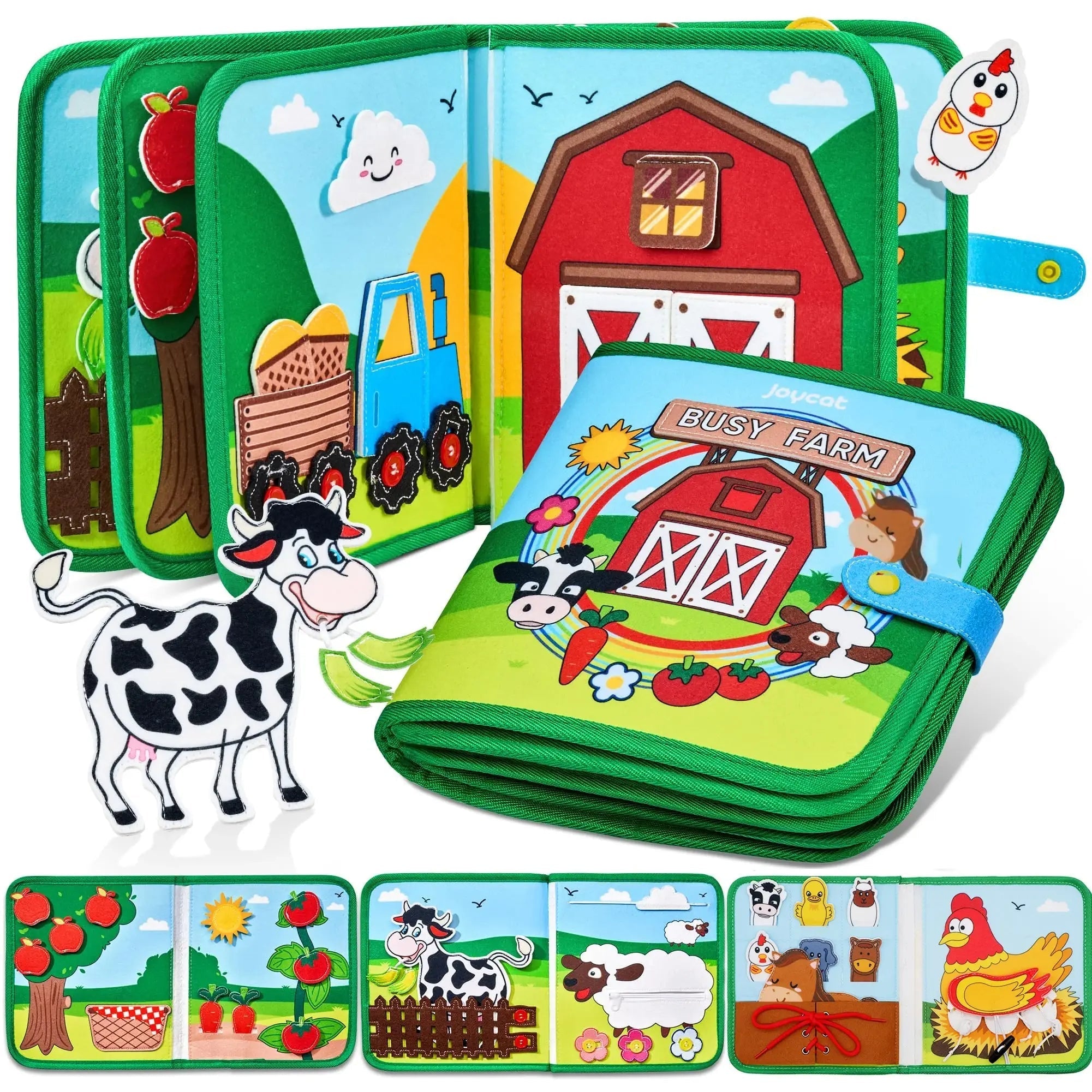 MeadowTots - Montessori Farm Animals Activity Book