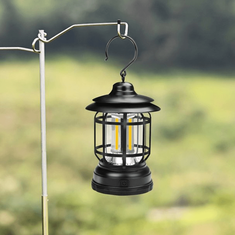 ÉclaireurVintage - Lanterne Rétro Portable pour Extérieur