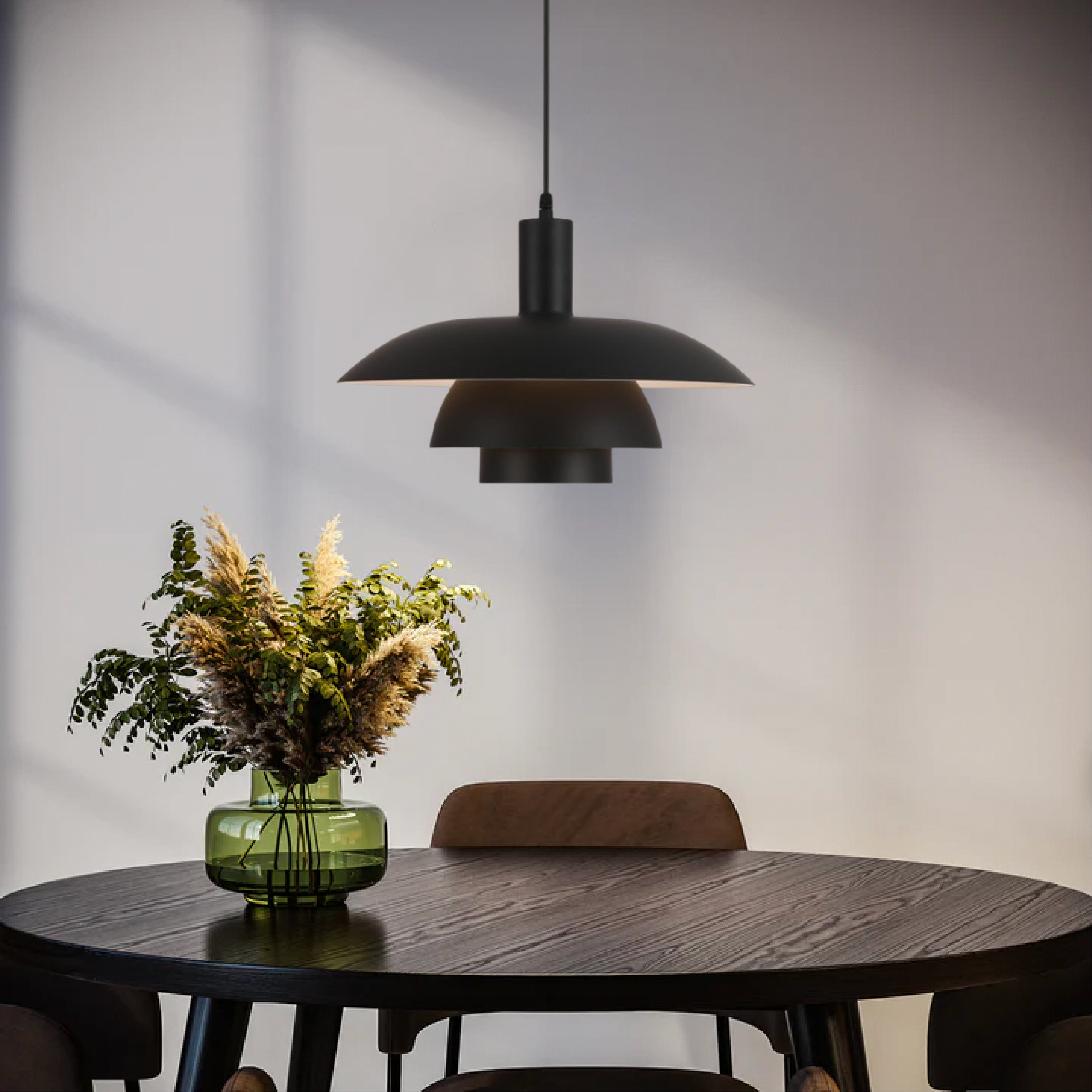 Lampe suspendue de style danois d'Irda