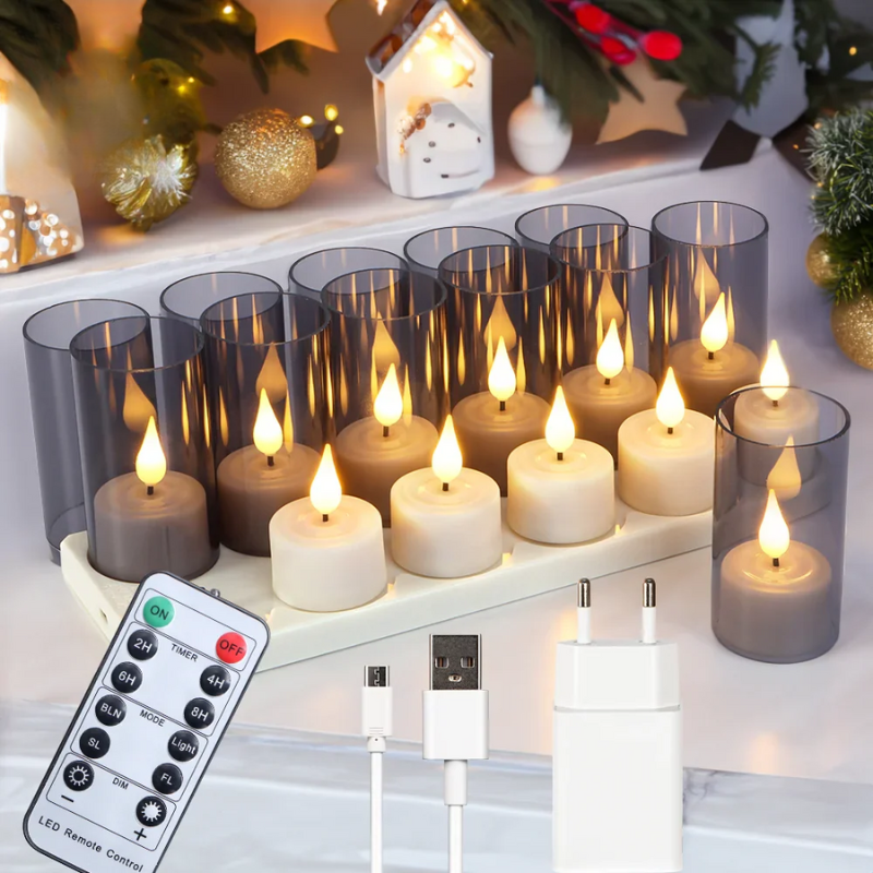 Flickerflex - Rechargeable Flameless Flickering LED Candles