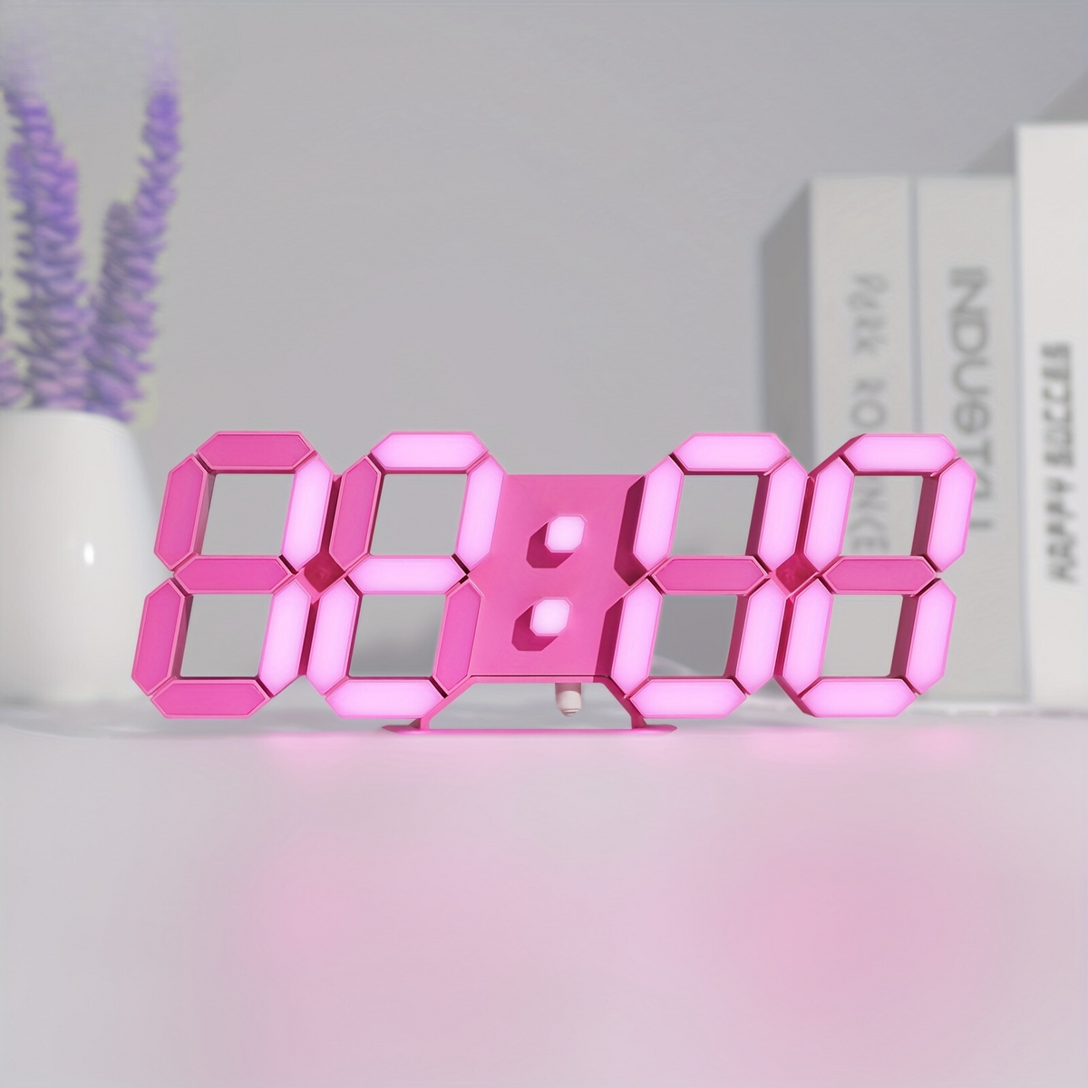 LuxTime - LED Digital Alarm Clock with Adjustable Brightness