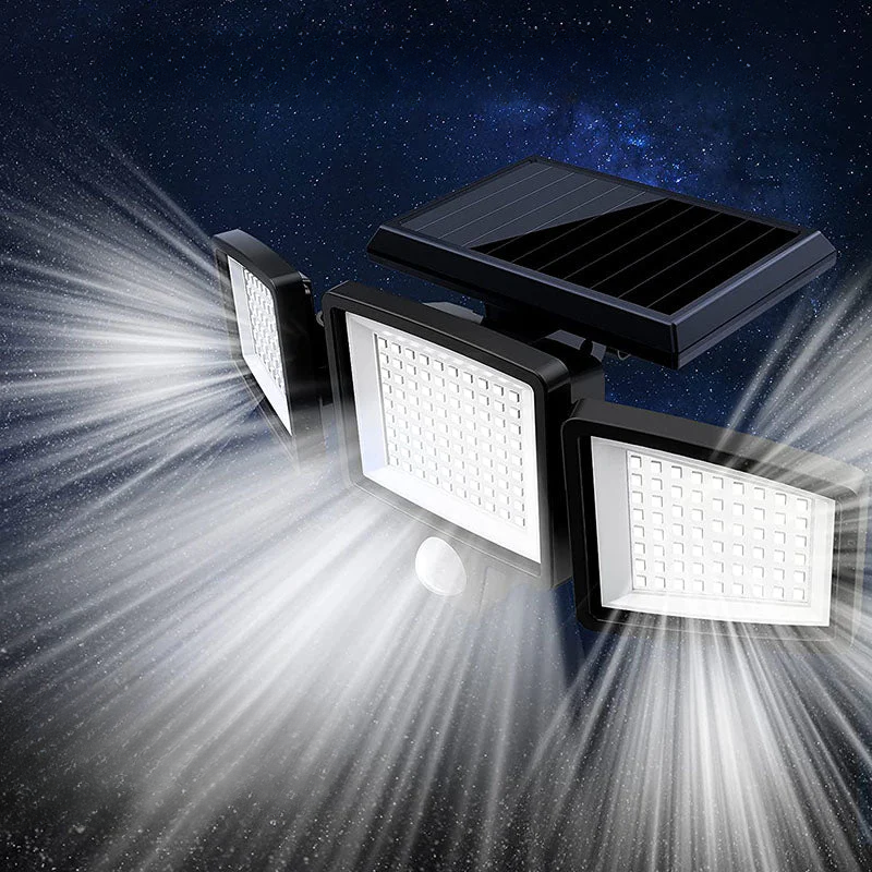 Secureshine - Projecteur Solaire LED de Sécurité avec Détecteur de Mouvement