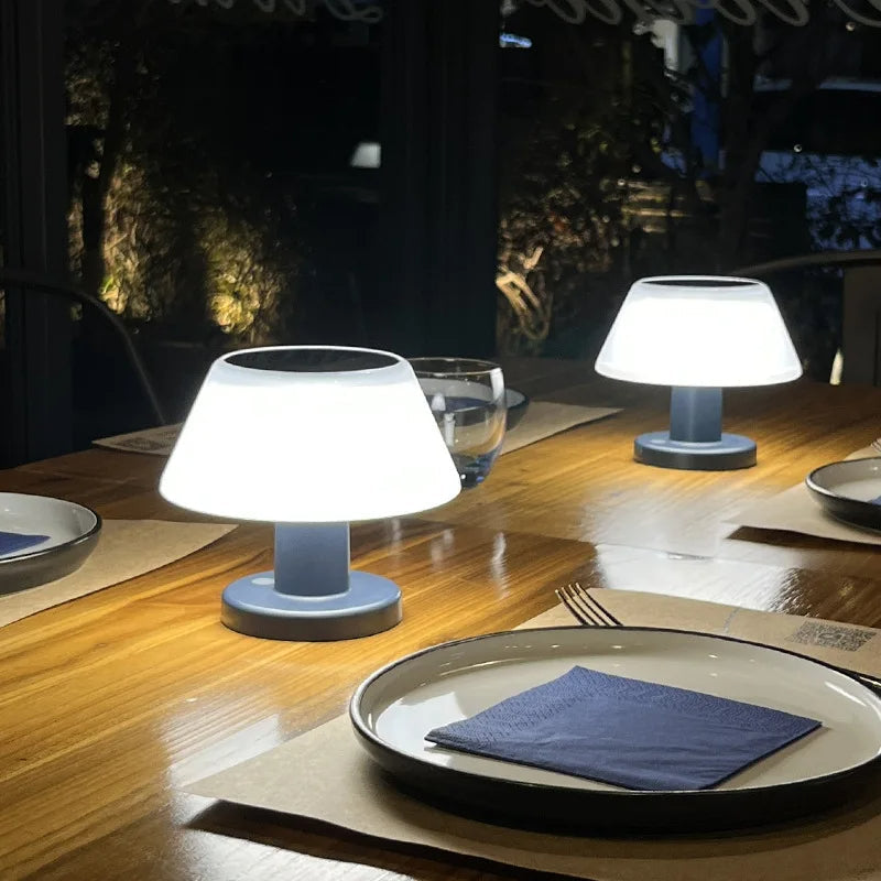 Dusklyn - Solar-Powered Table Lamp for Indoor and Outdoor Use