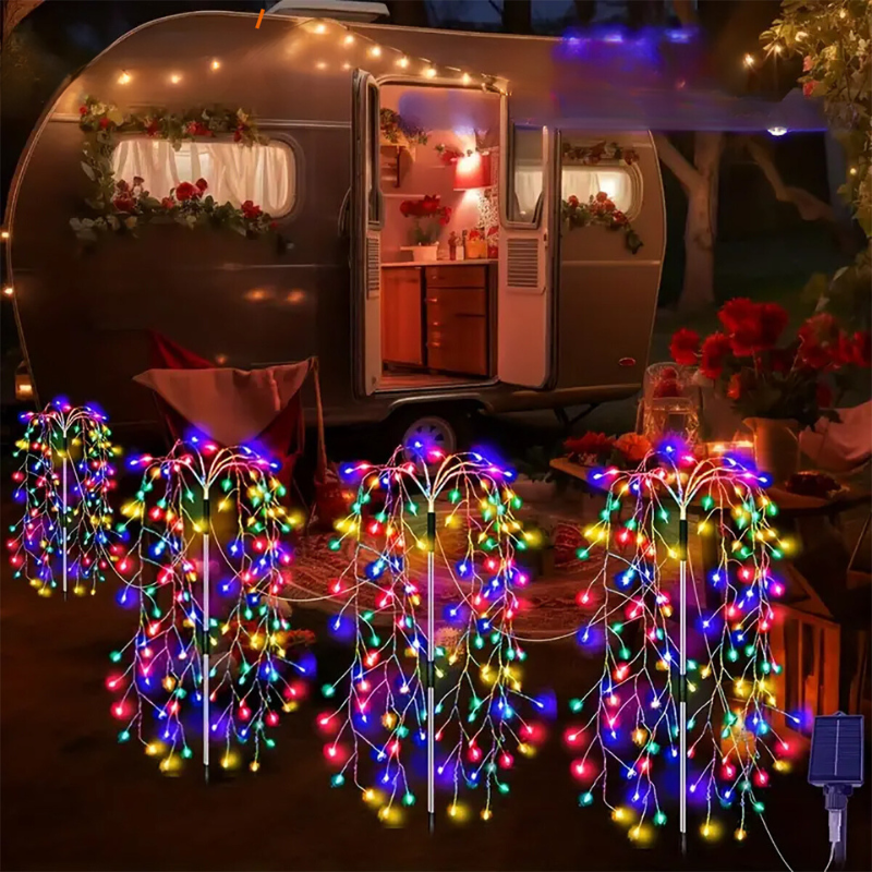 IllumiNuit - Multicolor Solar Fairy Lights for Garden and Pathways