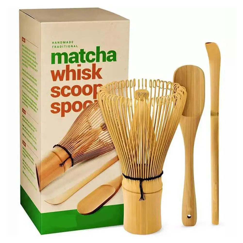 ZenBrew - Traditional Matcha Set with Bamboo Whisk, Scoop & Bowl