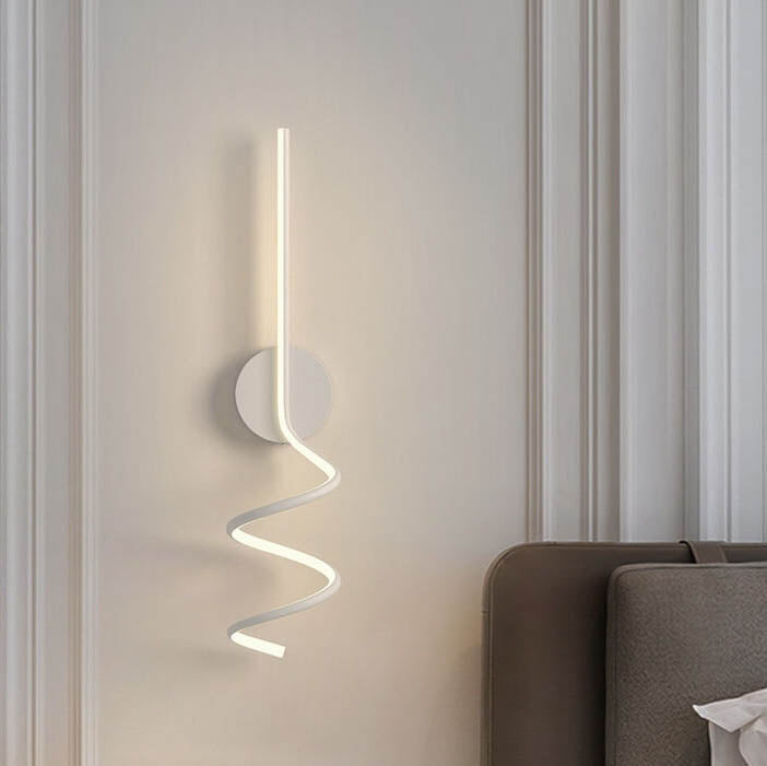 GlowWave - Applique Murale LED au Design Arque Moderne