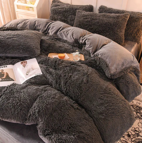 FluffCandy - Long-Pile Duvet Cover Set for a Cozy Winter