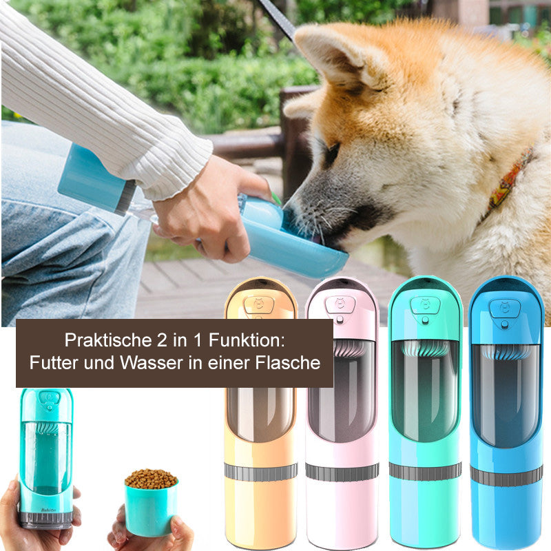 PawBuddy - Gamelle de voyage 2-en-1 pour chien