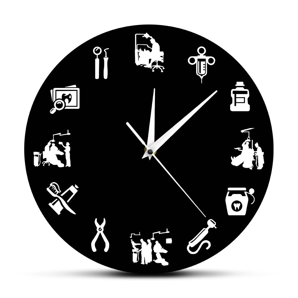 Dental - Modern Wall Clock for Dental Clinics