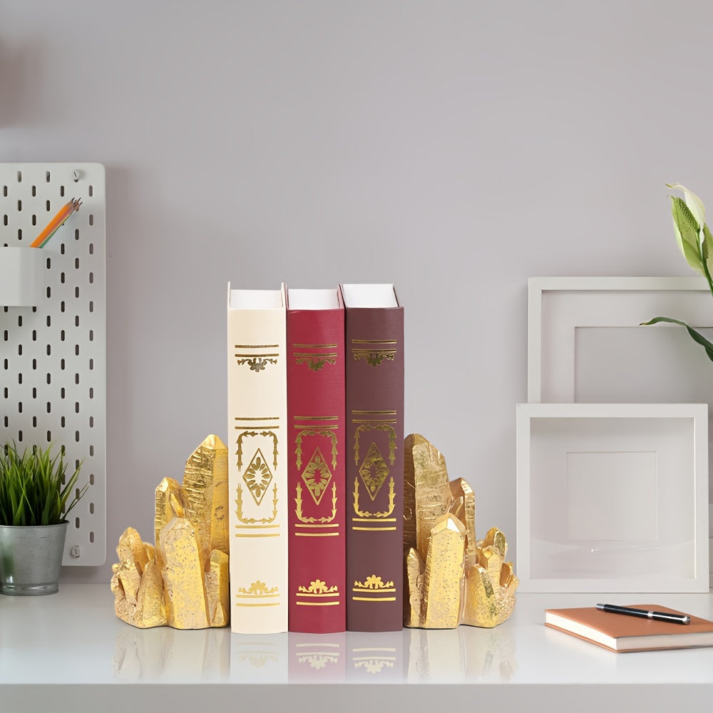 CrystalForm - Vintage Crystal-Design Bookends