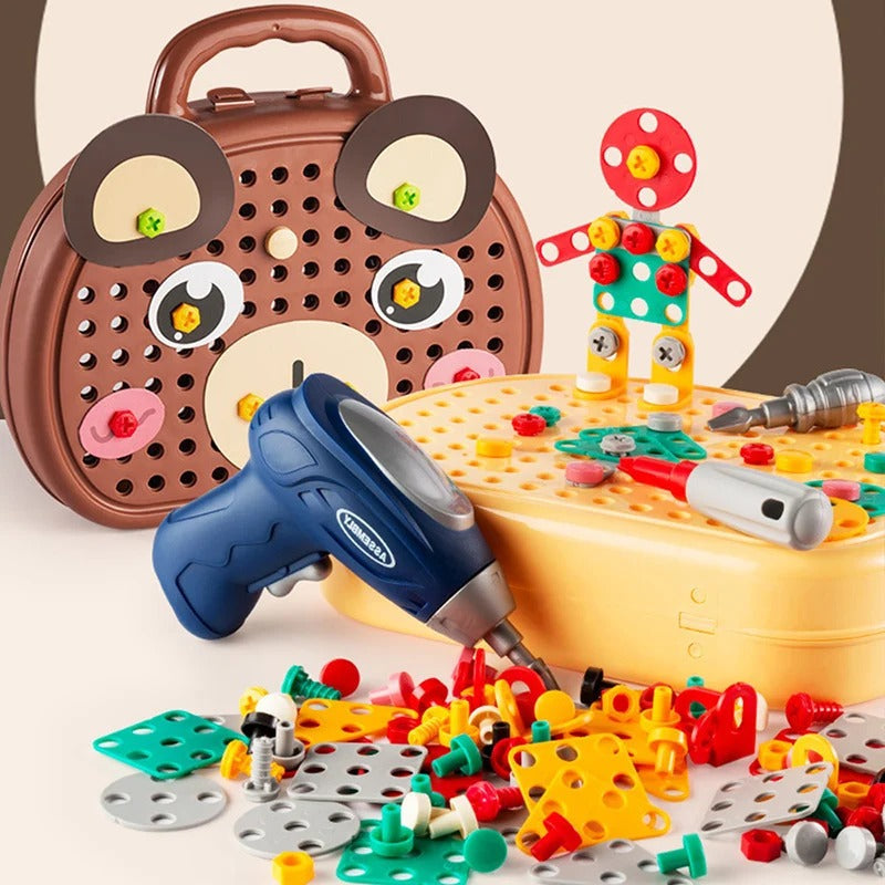 ToolMaster Kids - Creative Tool Box with Mini Drill