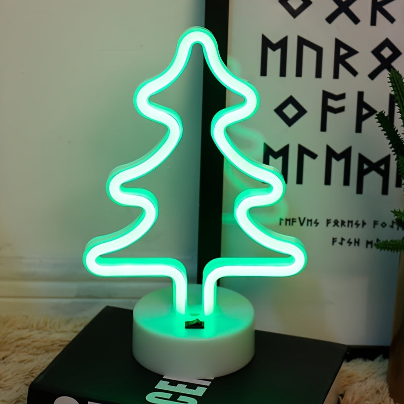 Irvelle - LED Neon Christmas Tree Light for Festive Ambiance