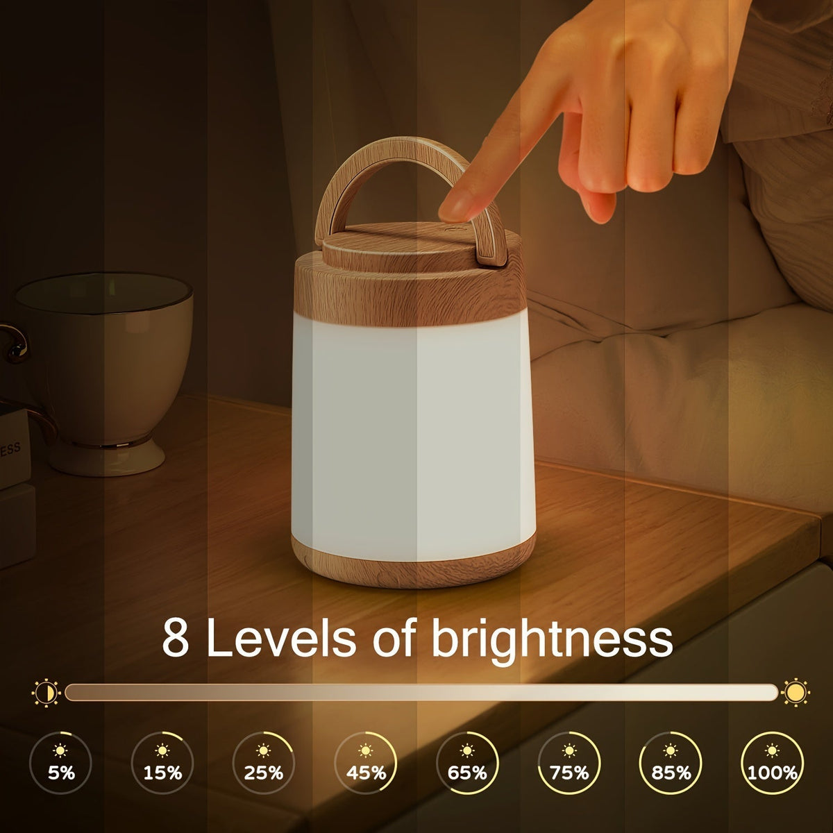 LumiTouch - Rechargeable Touch-Control RGB Night Light