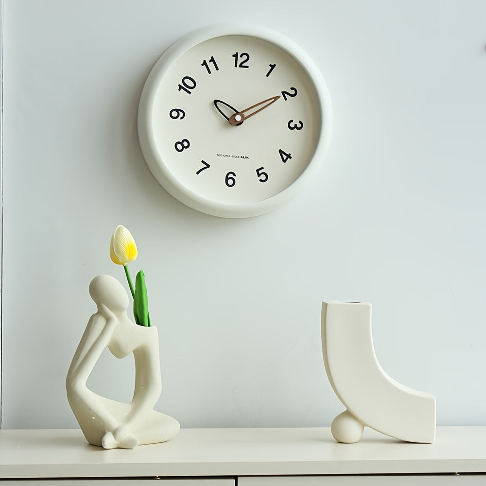 SilenceTime Clock - Elegant Silent 25cm Wall Clock