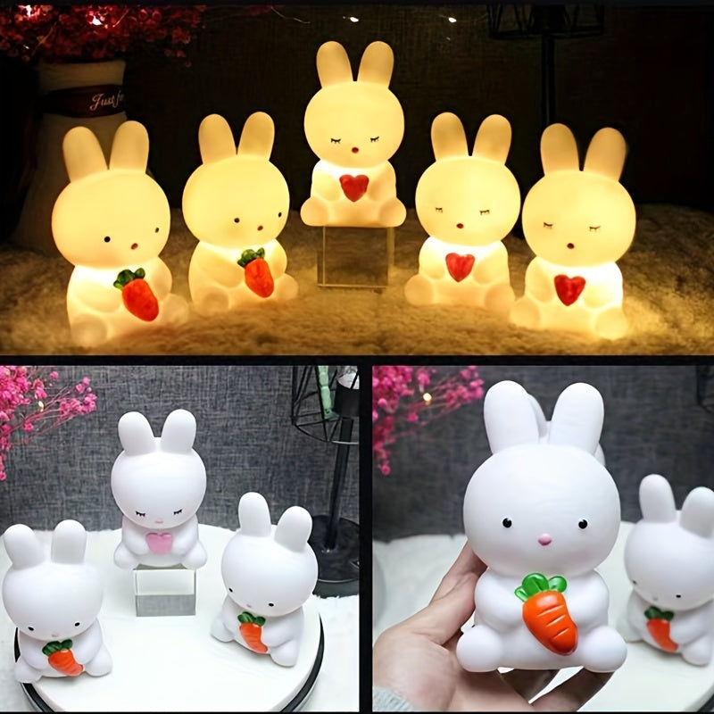 Yamibun - Cute LED Bunny Night Light for Soft Ambience