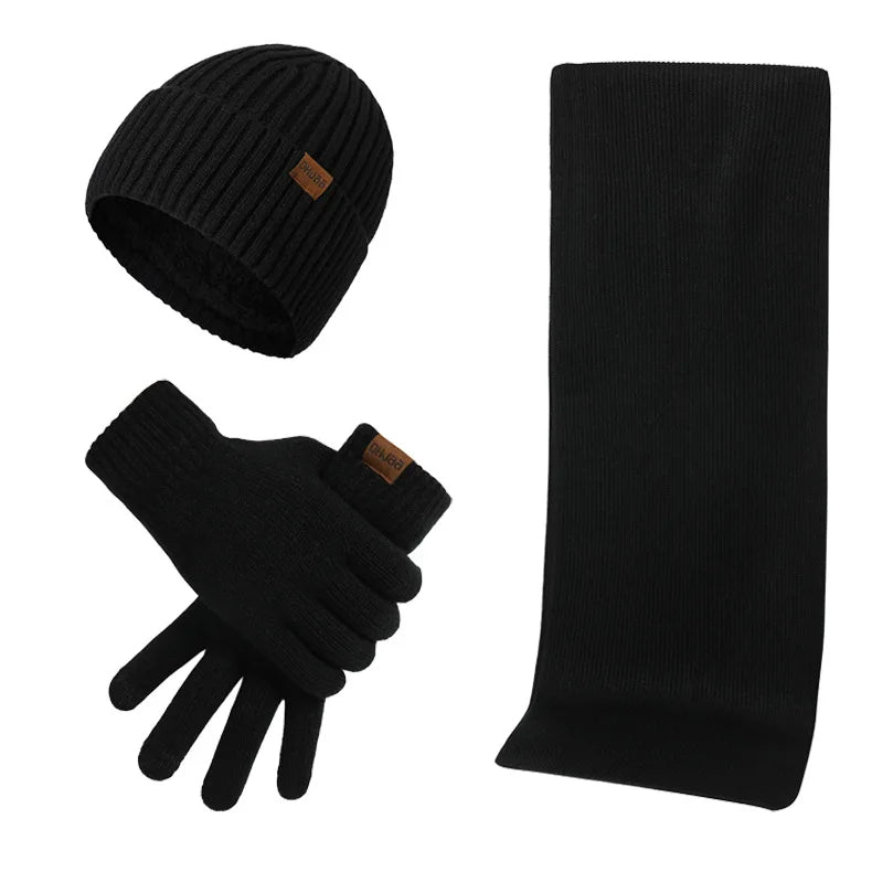 ArcticStyle - Winter Beanie, Scarf and Gloves Set