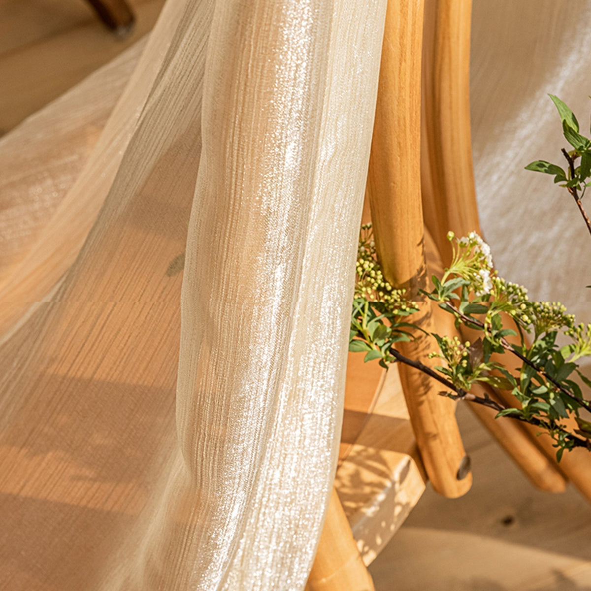 WeaveGlam Curtains - Sheer Woven Curtains for Modern Interiors