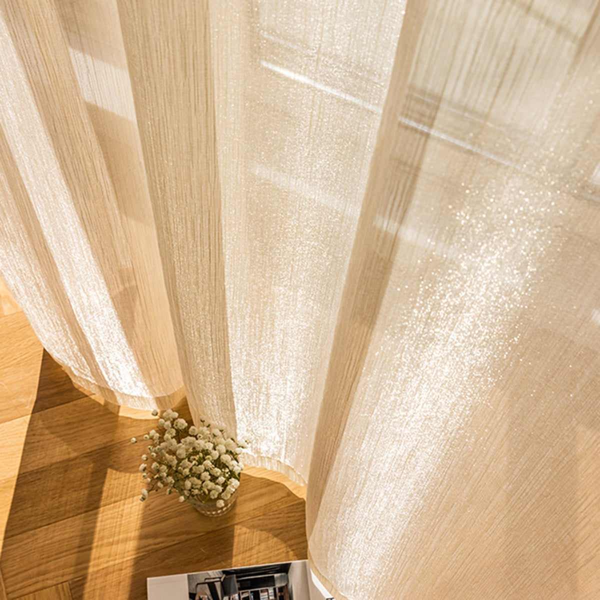 WeaveGlam Curtains - Sheer Woven Curtains for Modern Interiors