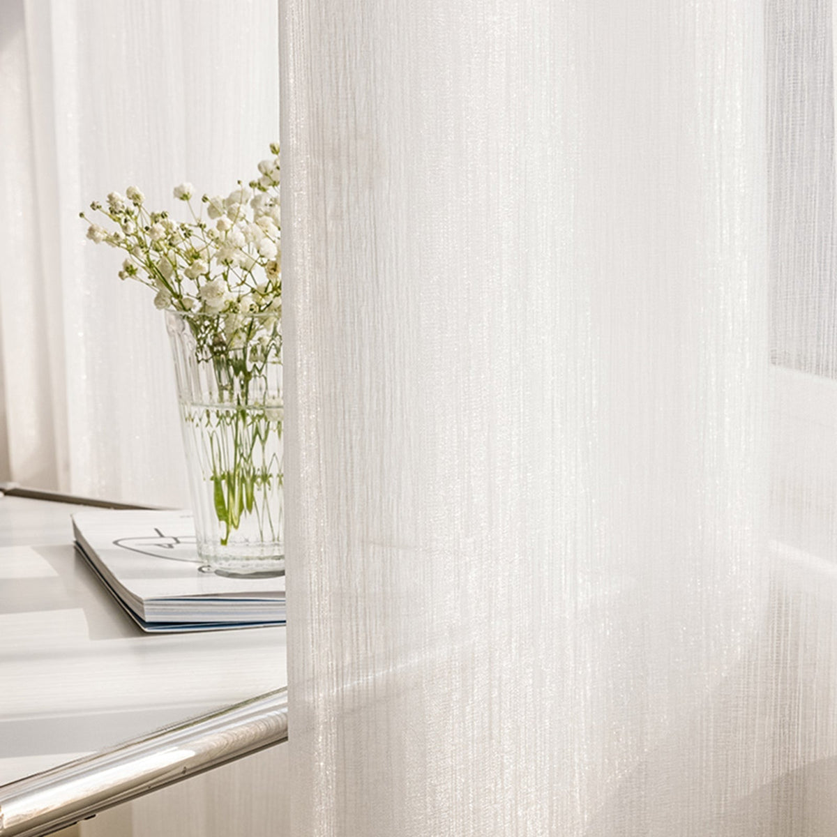 WeaveGlam Curtains - Sheer Woven Curtains for Modern Interiors