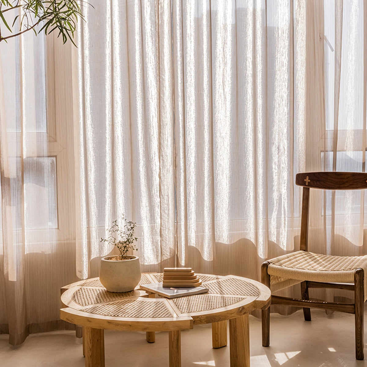WeaveGlam Curtains - Sheer Woven Curtains for Modern Interiors